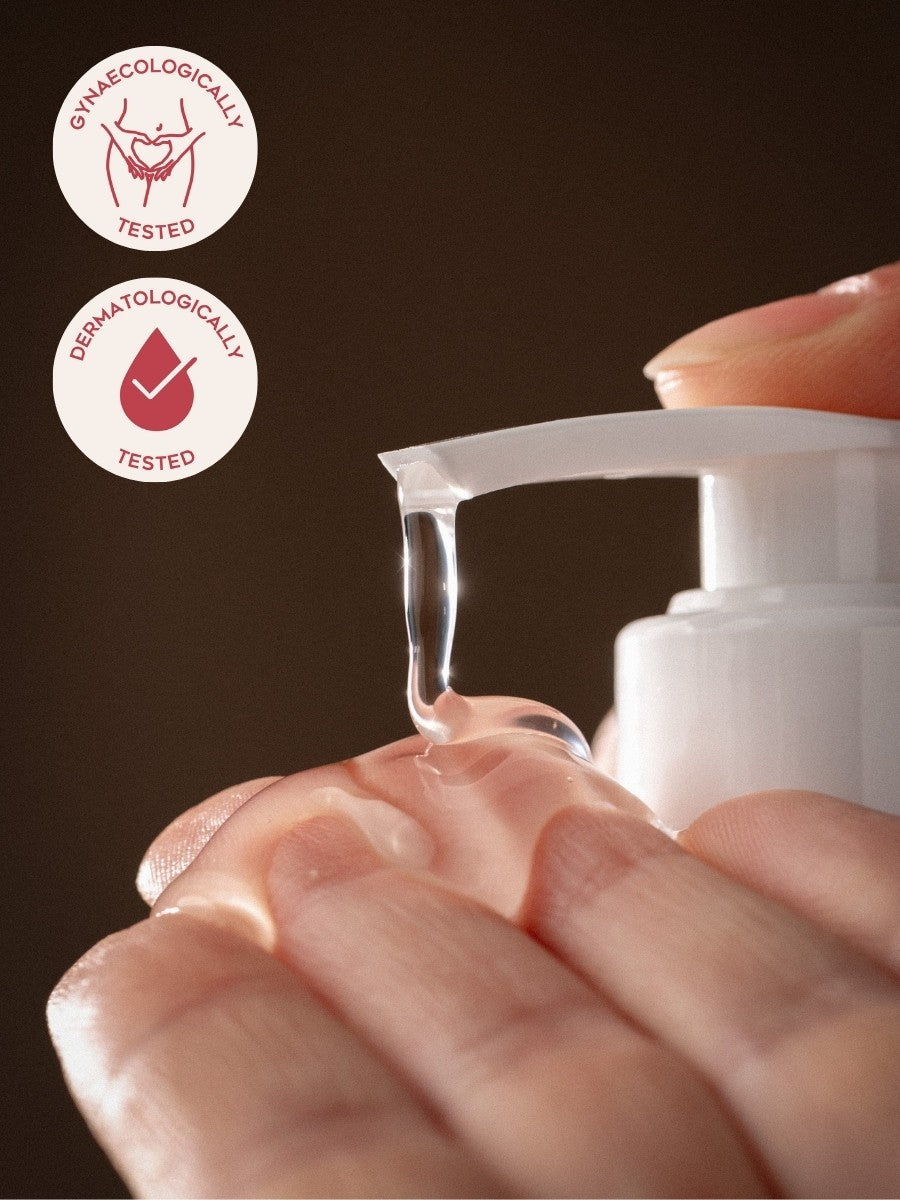 Intimate Wash Gel with Chamomile, Aloe, and AHA, pH 4.5